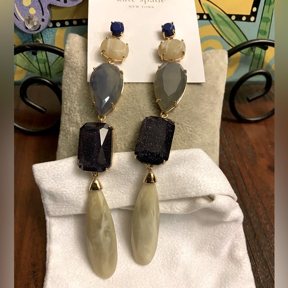 Kate Spade Symphony Sparkle Statement Earrings - Picture 2 of 4